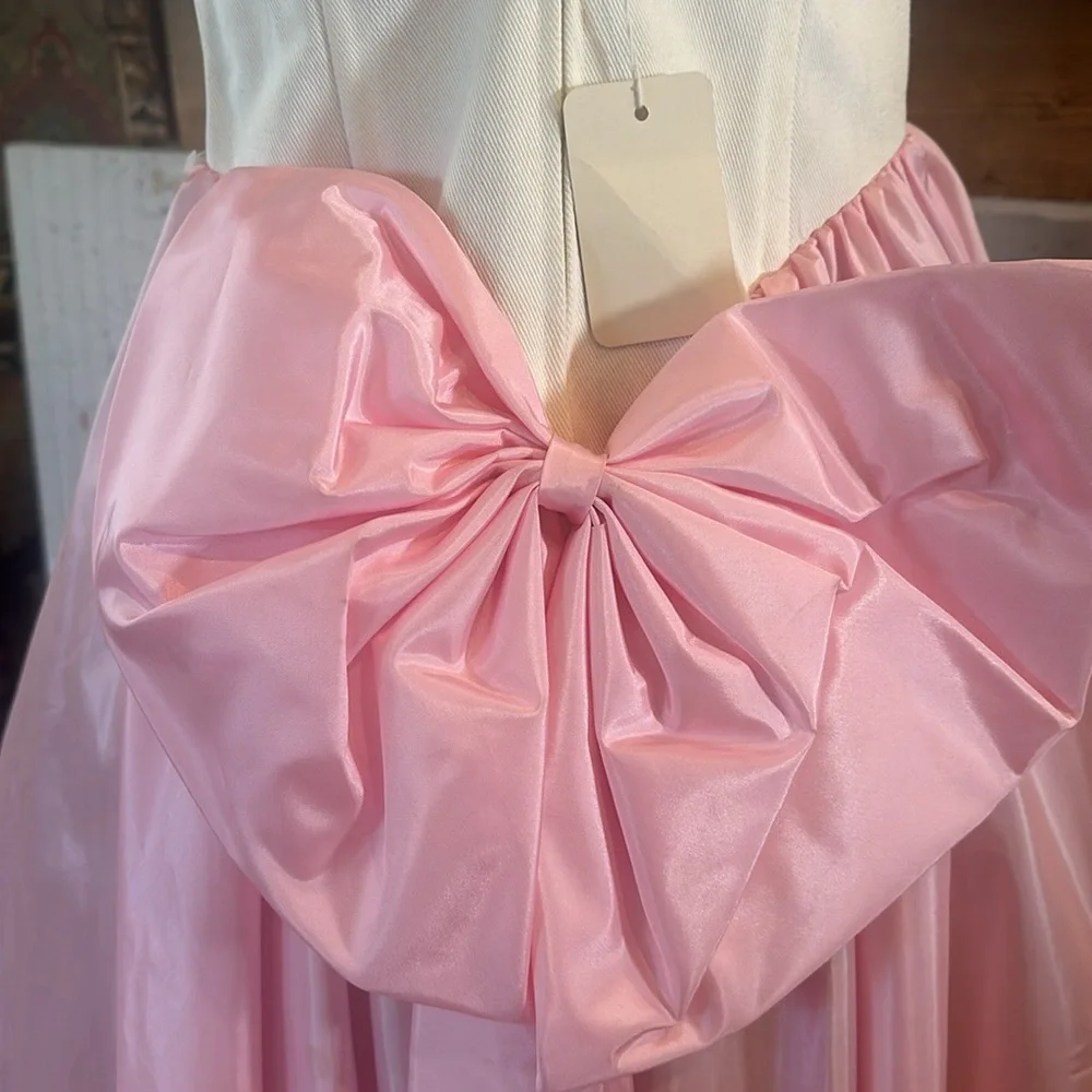 VINTAGE 90s 💕 authentic retro chic pink formal boutique Party dress. - Picture 6 of 10